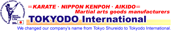 KARATE TOKYODO  KARATEGI KARATE Uniforms Black Belt Martial arts goods manufacturers(formerly tokyo shureido)